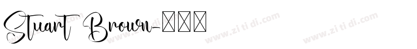 Stuart Brown字体转换 Stuart Brown字体转换